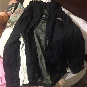 North face rain coat